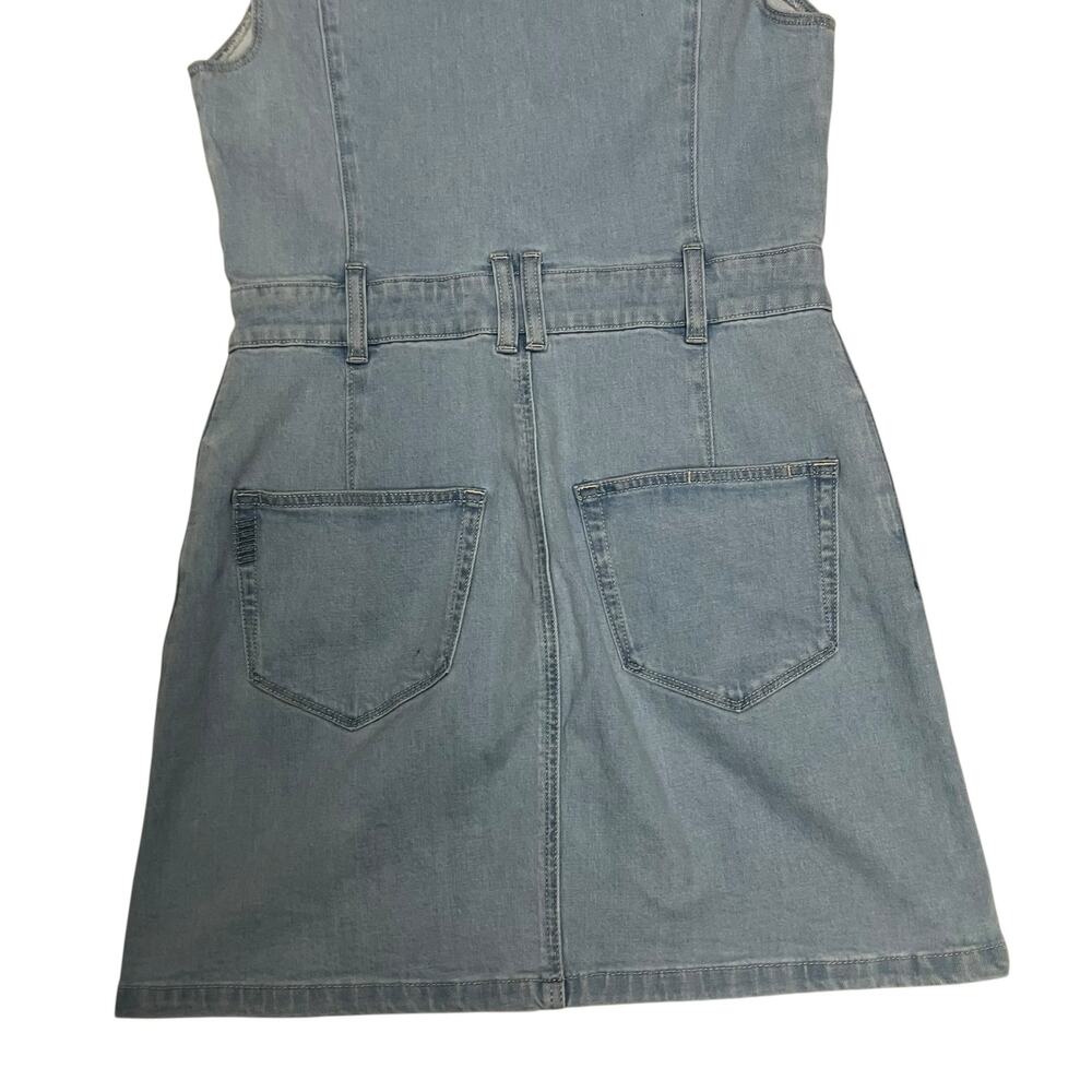 NWT PAIGE Women's Jaxsyn Denim Mini Dress Size 6 - Picture 5 of 9